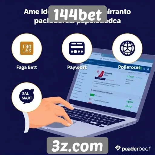Métodos de pagamento aceitos pelo 144bet