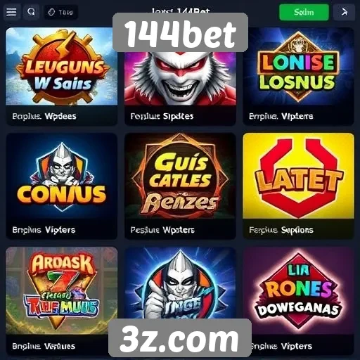 Jogos populares disponíveis na plataforma 144bet